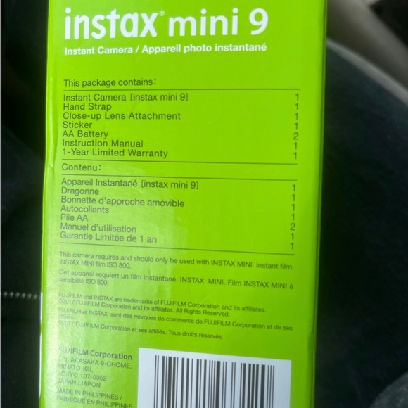 Fujifilm Instax Mini 9 Fujifilm Instant Film Camera Green 🍏 Brand New - Picture 7 of 7